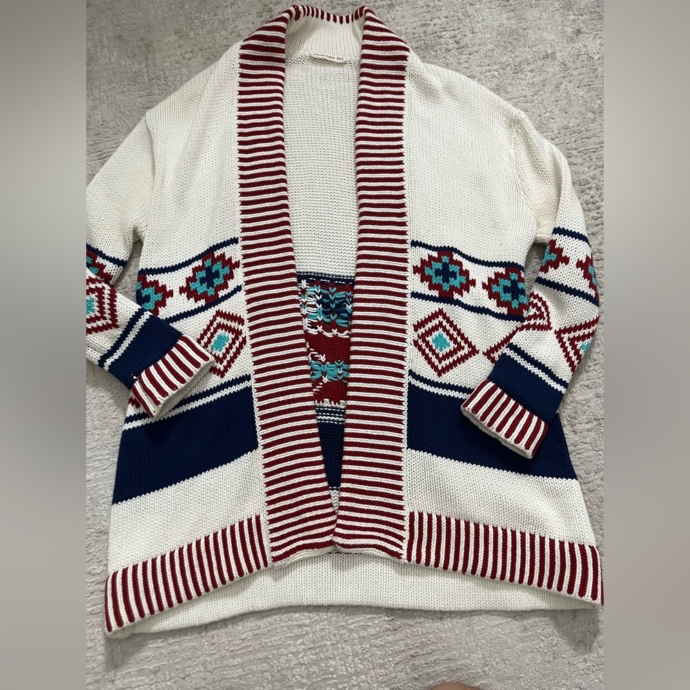 Marine Layer Cora Aztec Chunky Cardigan